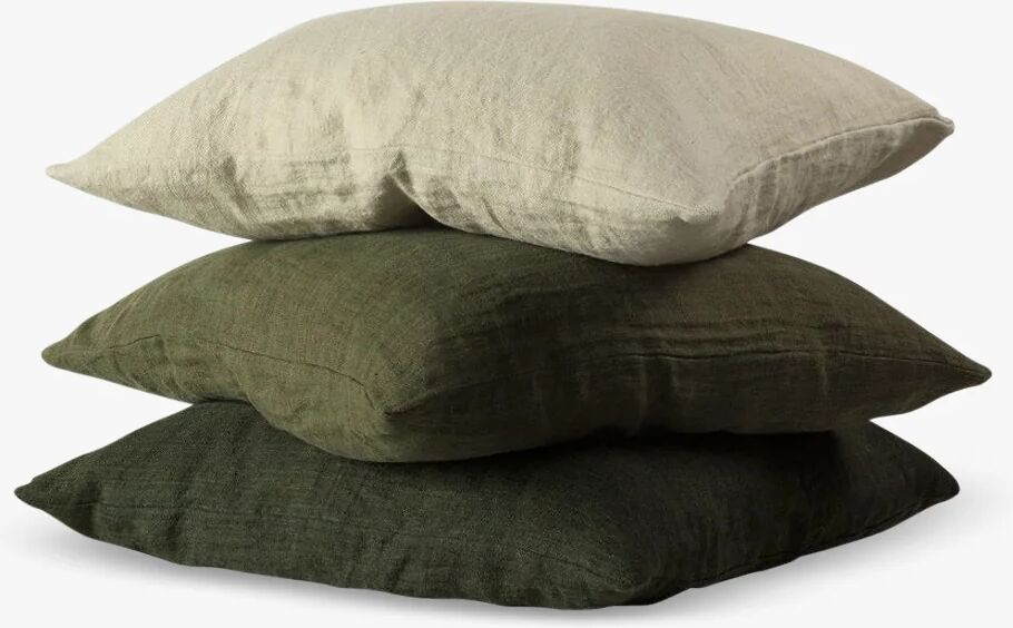 Cozy Living Pute Mix Luksus Linen, Olive / Army / Seagrass