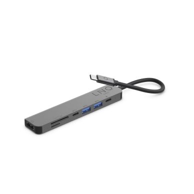 LINQ LINQ 7 in 1 USB-C Multiport Hub 5706662208024