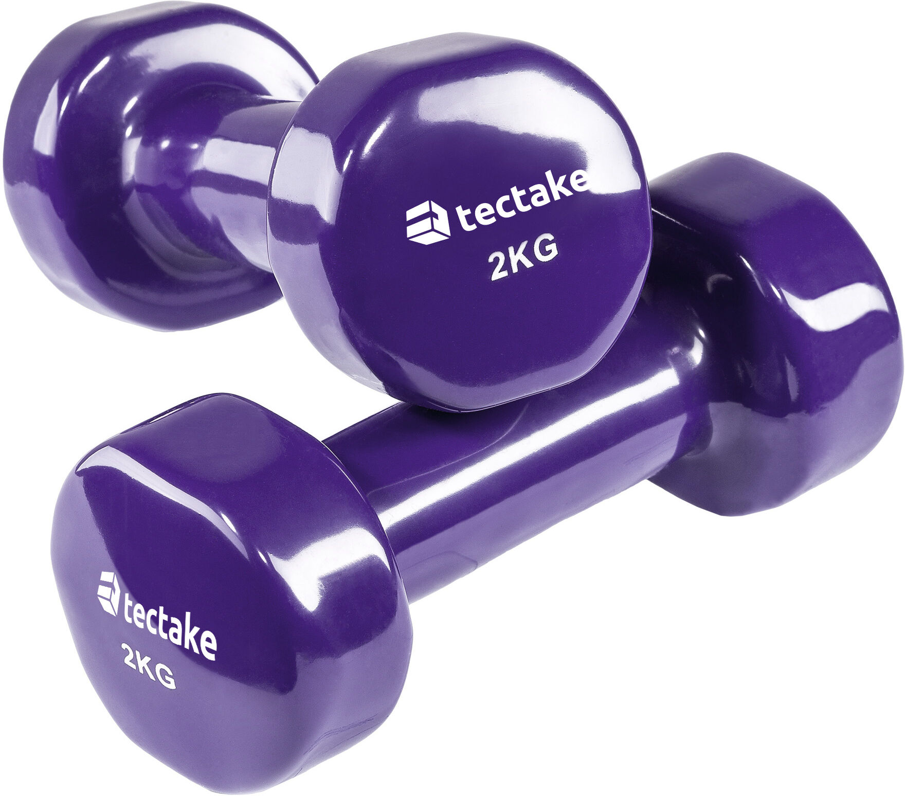 tectake 2 Manualer - aerobics vekter - 2 x 2,0 kg