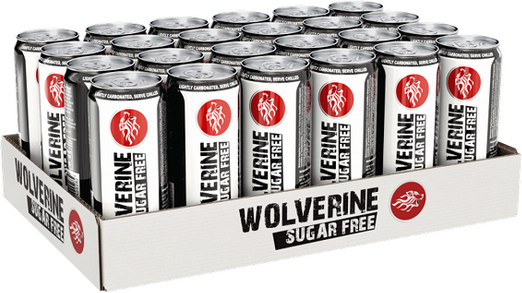 Wolverine Energy Drink Sugar Free - 24x 250ml