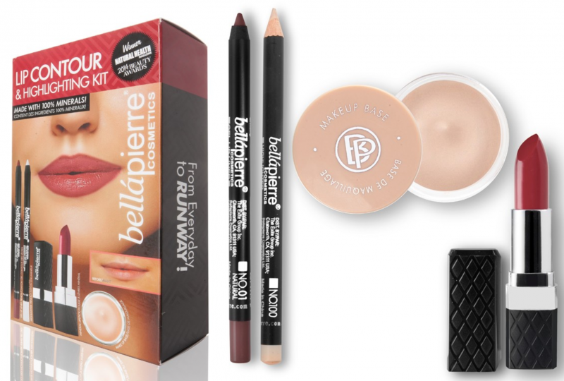 Bellápierre Cosmetics Lip Contour & Highlighting Kit Natural 4 stk Gaveeske