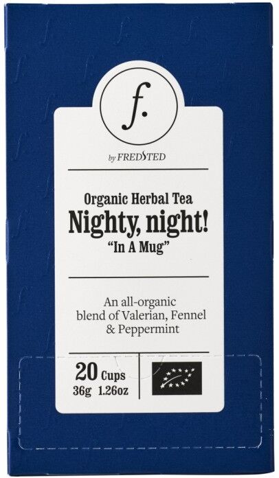 Fredsted Organic Herbal Tea Nighty, Night! 36 g Te