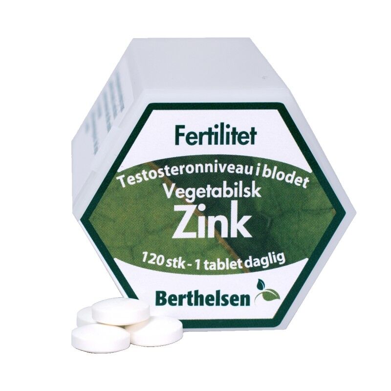 Berthelsen Sink 20 mg 120 tabletter Mineraler
