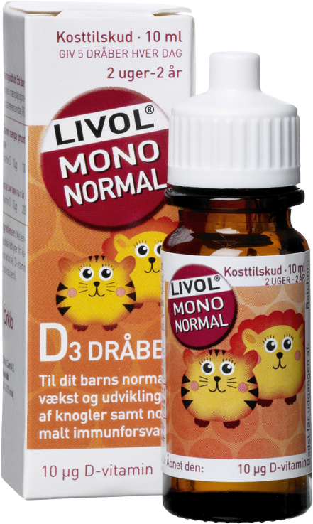 Livol Mono Normal D-Vitamin Dråper 10 ml Vitamin Drops