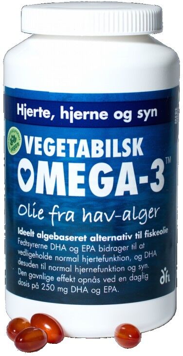 DFI Omega-3 - Vegetabilsk 180 kapsler Fiskeolje