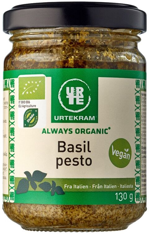 Urtekram Basilikum Pesto Øko 130 g Smørepålegg