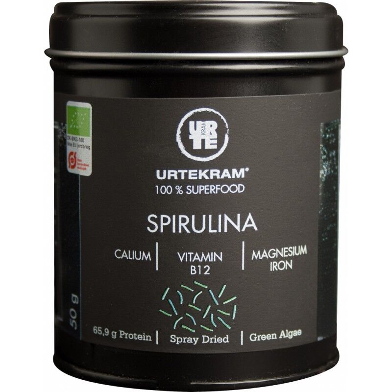 Urtekram Spirulina Pulver Øko 50 g Kosttilskud