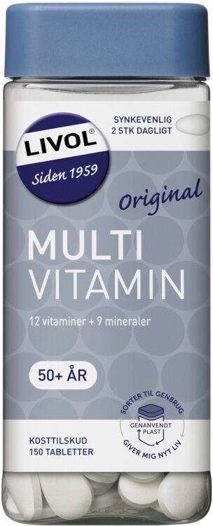 Livol Multi Total 50+ 150 stk Vitaminpiller