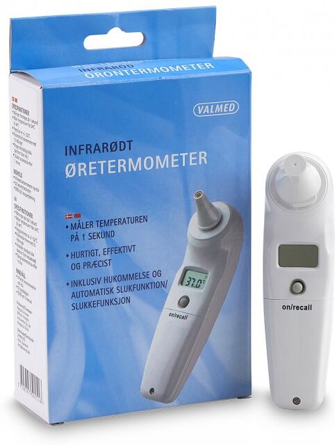 Valmed Infrarødt Øretermometer 1 stk Termometer