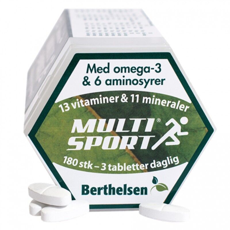 Berthelsen MultiSport 180 tablets Kosttilskud