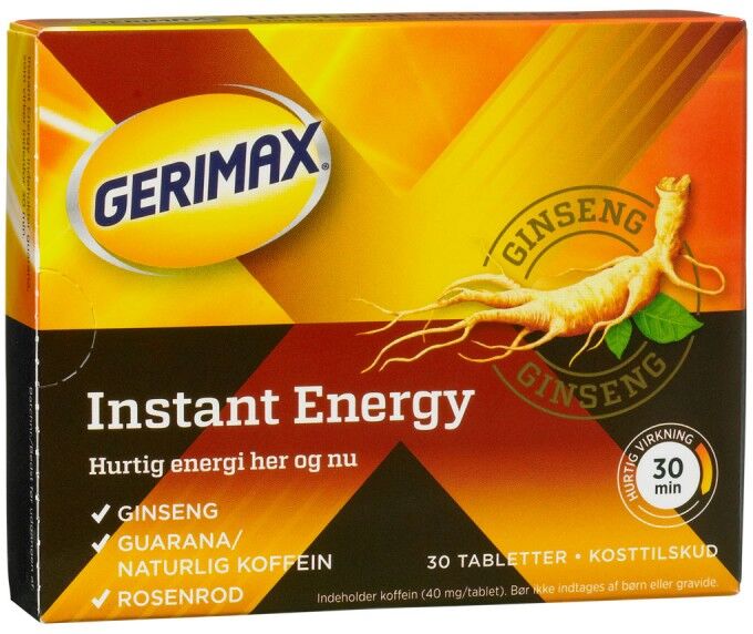 Gerimax Instant Energy 30 stk Ginseng