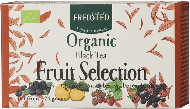 Fredsted Organic Black Tea Fruit Selection 16 sachets Te