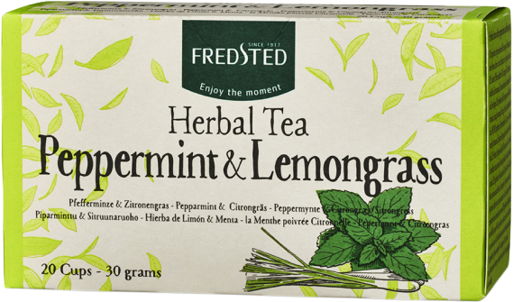 Fredsted Herbal Tea Peppermint & Lemongrass 20 sachets Te