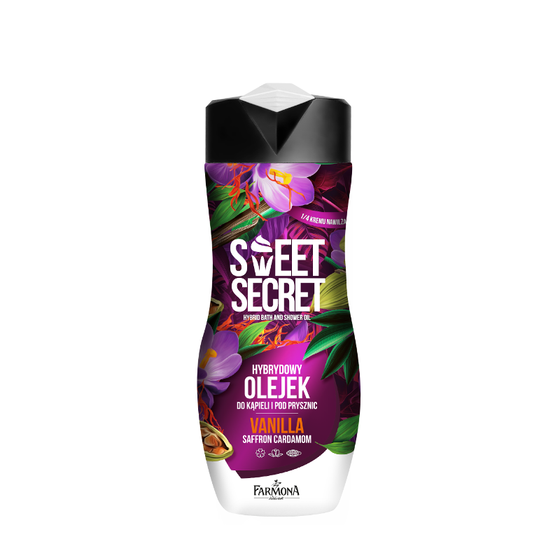 Sweet Secret Vanilla Hybrid Bath & Shower Oil 300 ml Badeolje