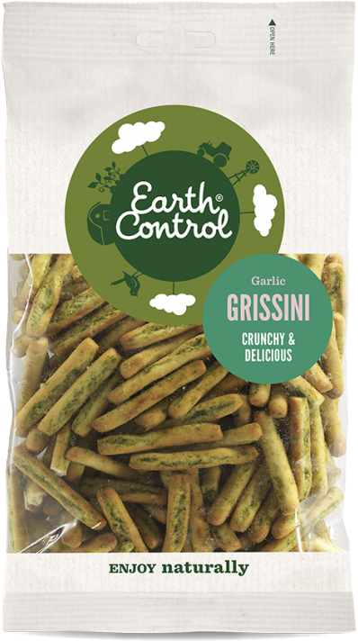 Earth Control Hvitløk Grissini 100 g Snack