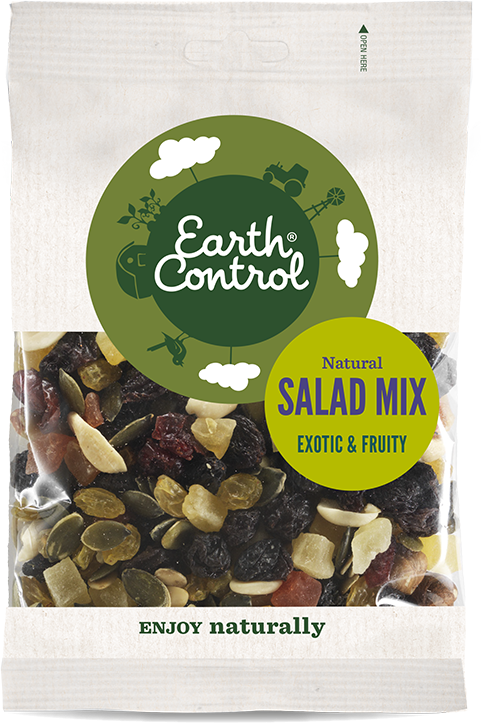 Earth Control Natural Salad Mix 200 g Nøtter