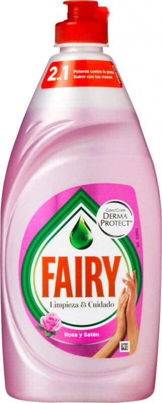 Fairy Clean & Care Dish Soap Rose & Satin 500 ml Oppvaskmiddel