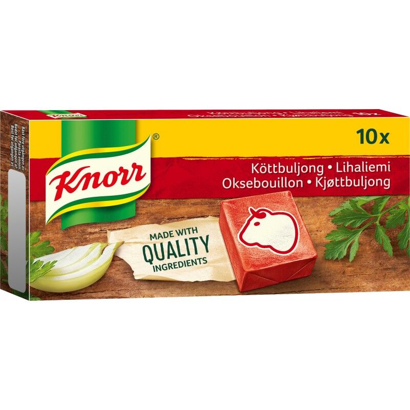 Knorr Oksebouillon 10 stk Krydder