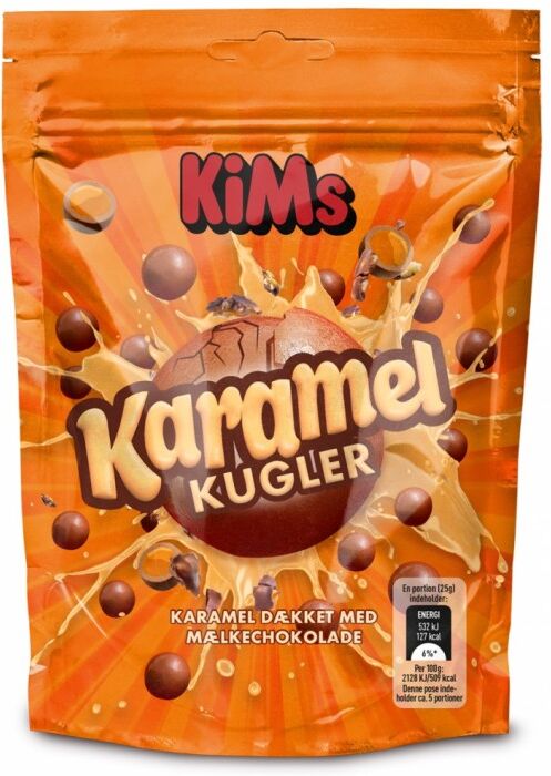 Kims Karamel Kugler 120 g Sjokolade