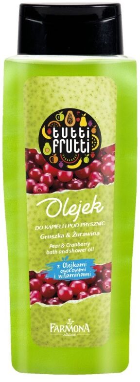 Tutti Frutti Pear & Cranberry Bath & Shower Oil 100 ml Badeolje