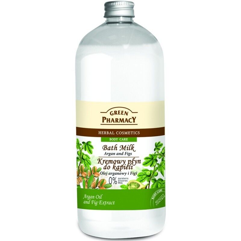 Green Pharmacy Argan & Figs Bath Milk 1000 ml Bademelk