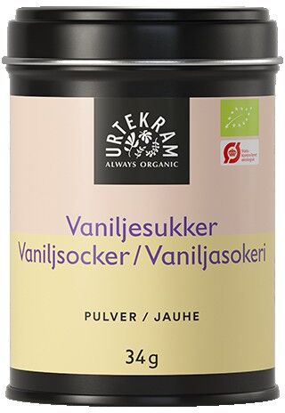 Urtekram Vaniljesukker Øko 34 g Krydder