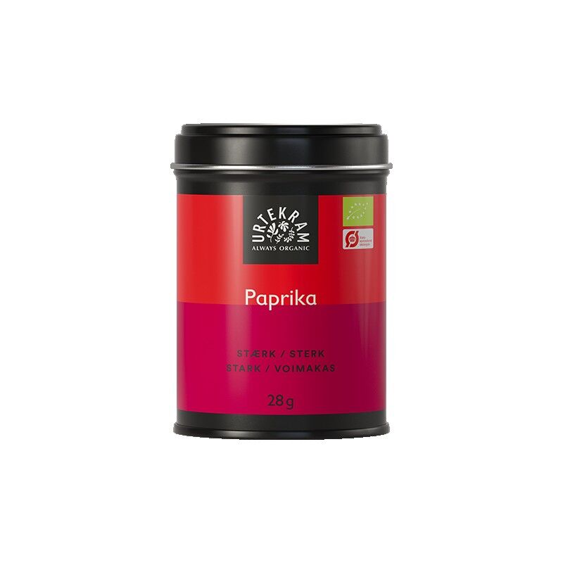 Urtekram Sterk Paprika Øko 28 g Krydder