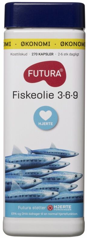 Futura Omega 3-6-9 270 stk Fiskeolje