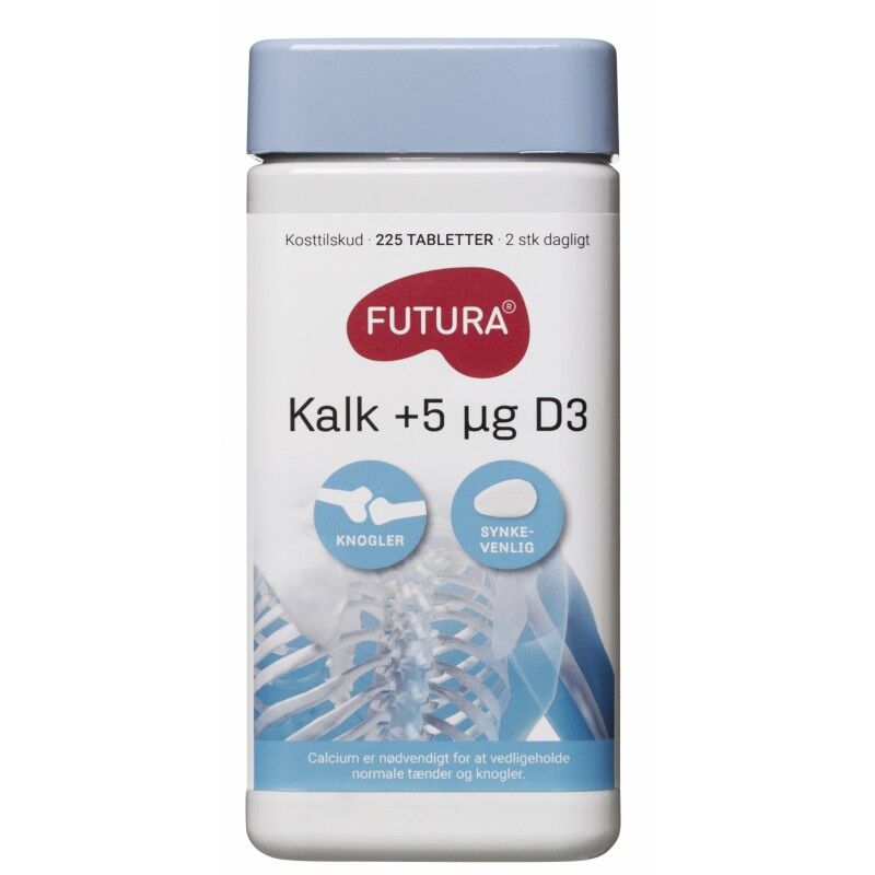 Futura Kalk + D3 225 stk Mineraler