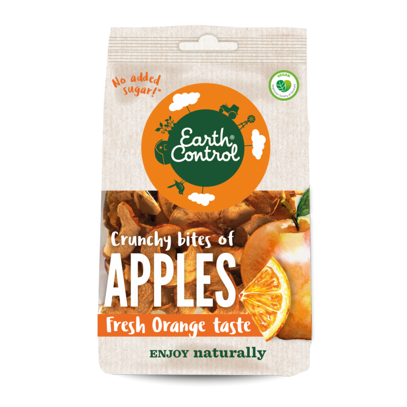 Earth Control Apple Bites Orange 55 g Tørket Frukt