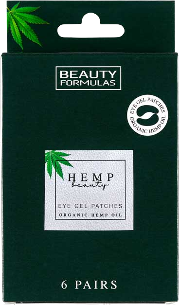 Beauty Formulas Organic Hemp Oil Eye Gel Patches 6 par Øyenmaske