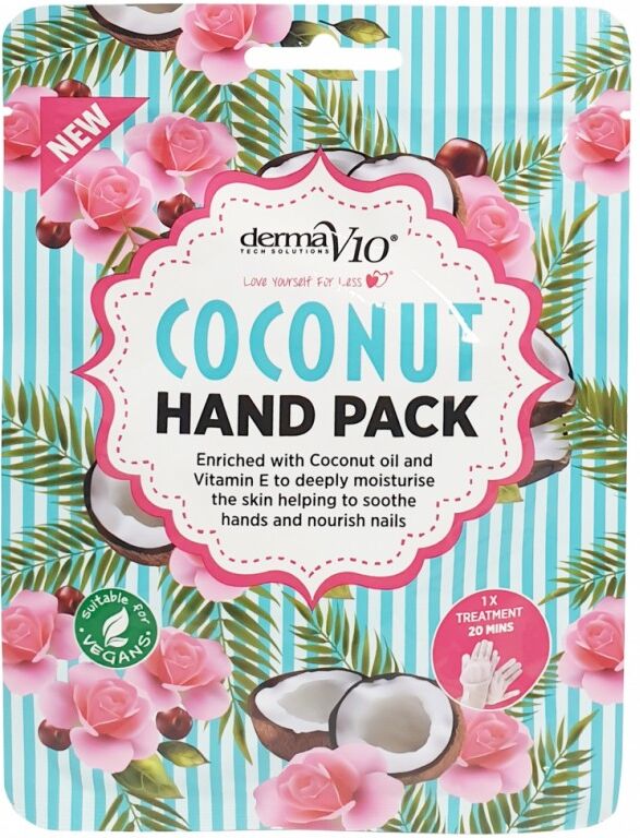 DermaV10 Coconut Hand Pack 1 par Håndpleie