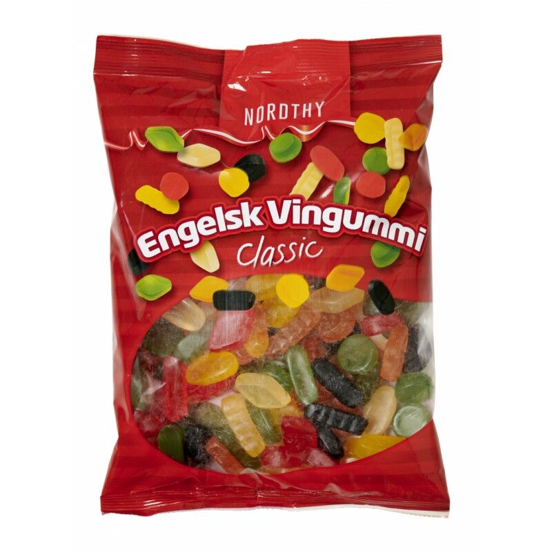 Nordthy Engelsk Vingummi 400 g Drops