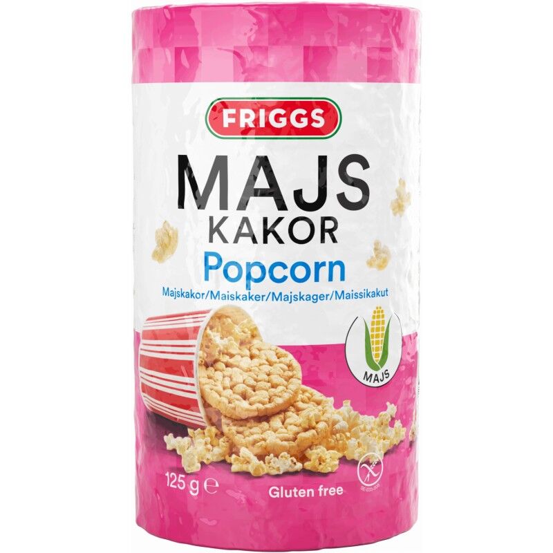 Friggs Majskiks Popcorn 125 g Snack