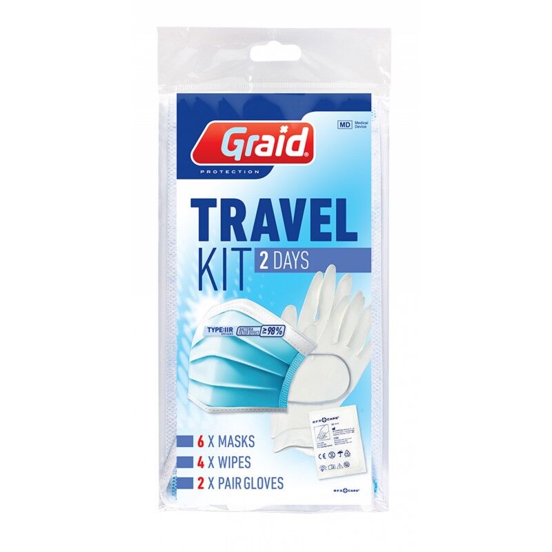 Graid Travel Kit 2 Days 6 stk + 4 stk + 2 par Reisesett