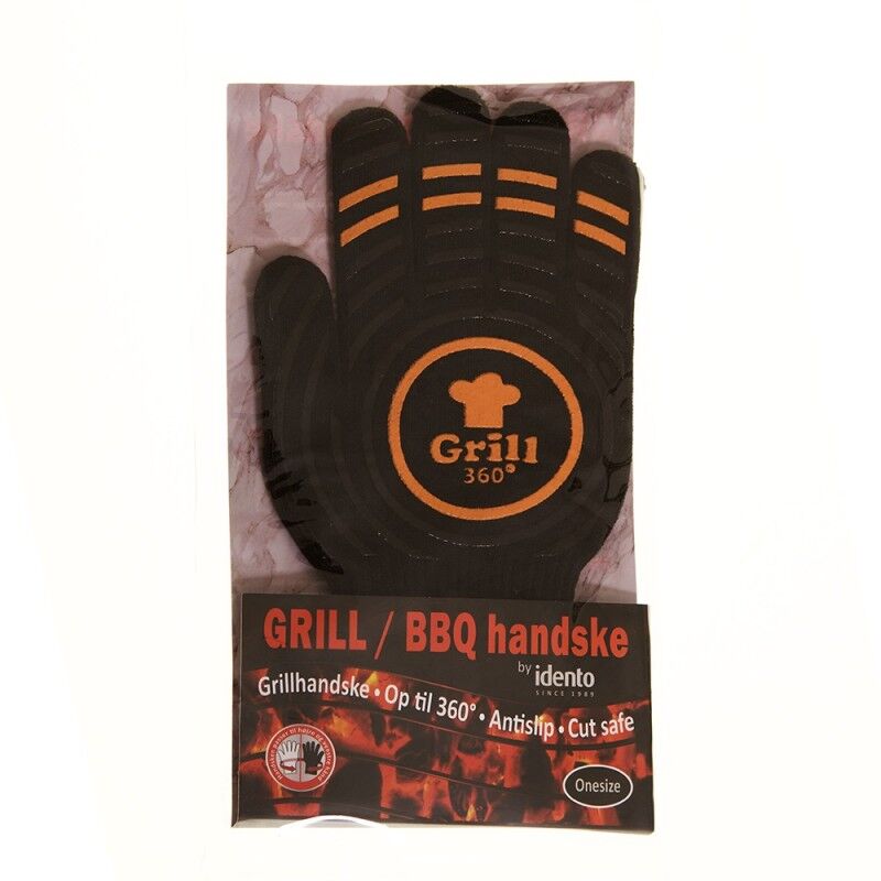 Idento Grill Glove Orange 1 stk Husholdning