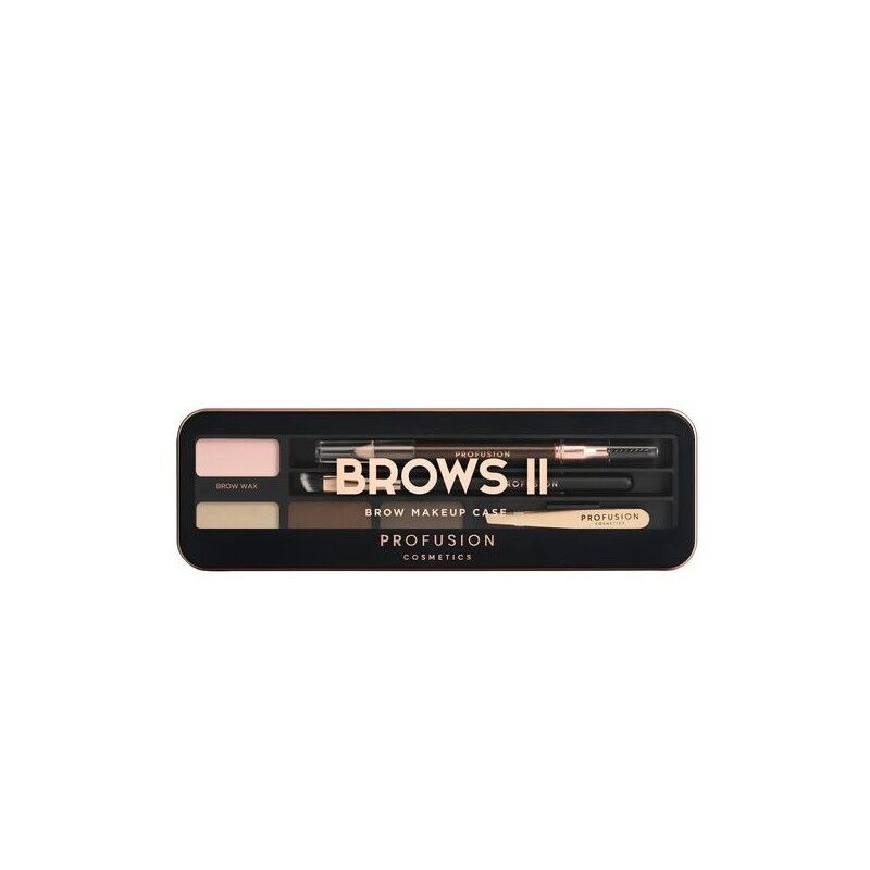 Profusion Pro Makeup Case Brows II 1 stk Øyenbrynssett