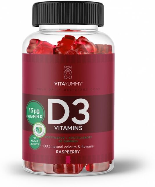 VitaYummy Vitamin D3 60 stk Kosttilskud