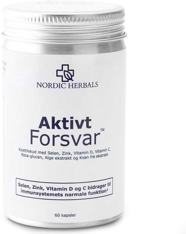 Nordic Herbals Aktivt Forsvar 60 pcs Kosttilskud