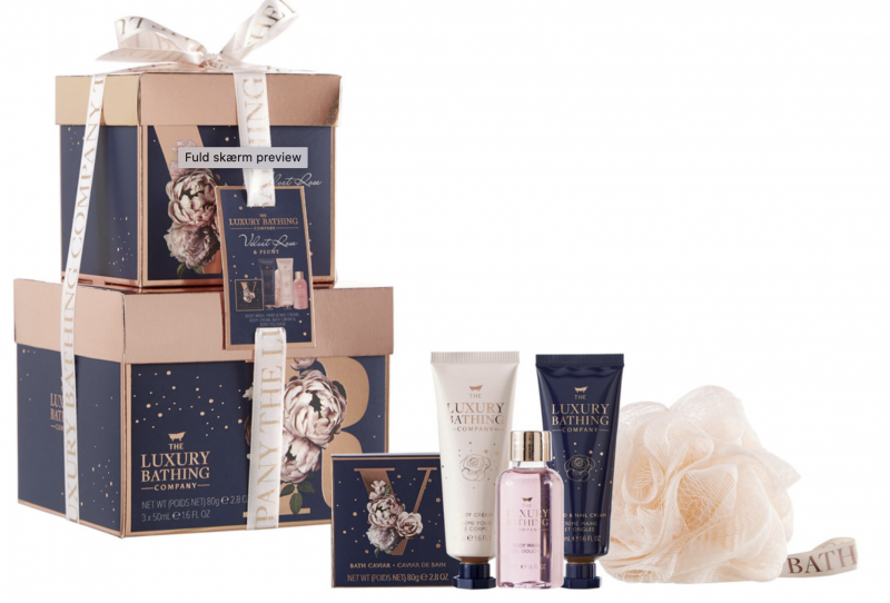 The Luxury Bathing Company Romance Set 3 x 50 ml + 80 g + 1 stk Hudpleiesett