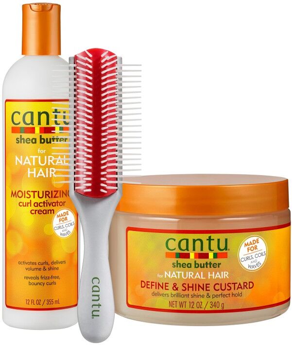 Cantu Curl Defining Kit Giftset 355 ml + 340 g + 1 stk Gaveeske