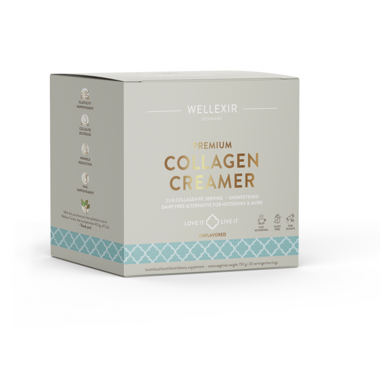 Wellexir Collagen Creamer Unflavored 30 sachets Kosttilskud