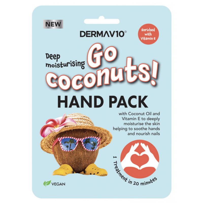 DermaV10 Go Coconuts Hand Pack 1 stk Håndpleie