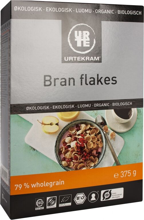 Urtekram Branflakes Øko 375 g Frokost