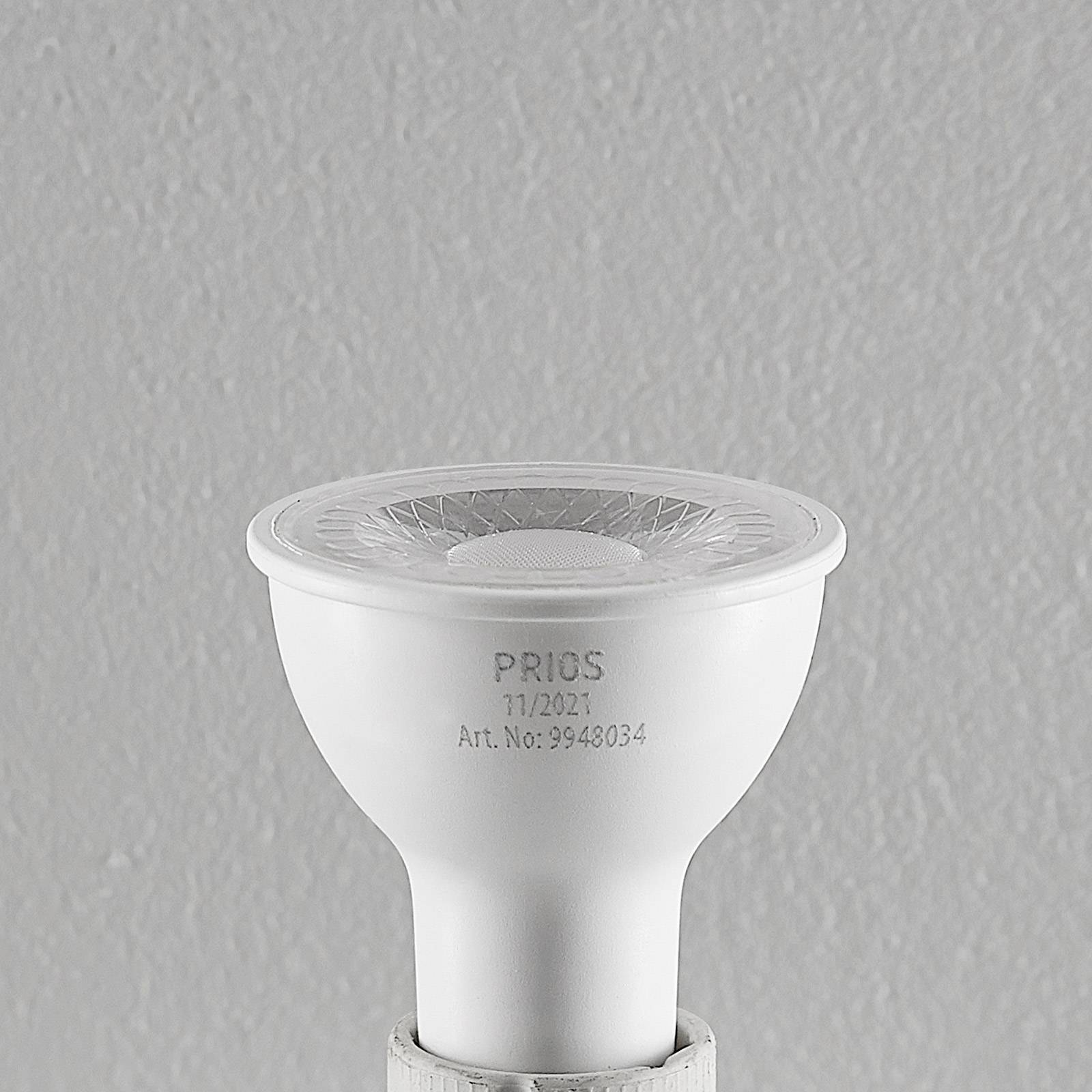 PRIOS LED-reflektor GU10 8W 3 000 K 60°