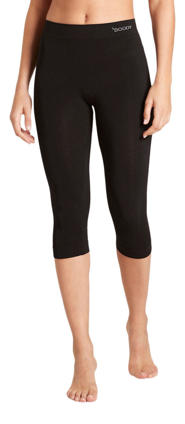 Boody Leggings Cropped Sort - 1 stk