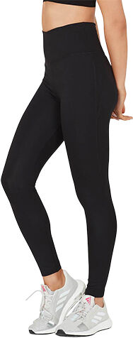 Boody Sports Tights Højtaljet Dame Sort - 1 stk