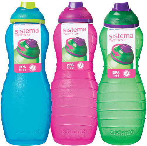 Sistema Drikkeflaske Davina 700 Ml Grøn, Pink, Blå - 1 stk