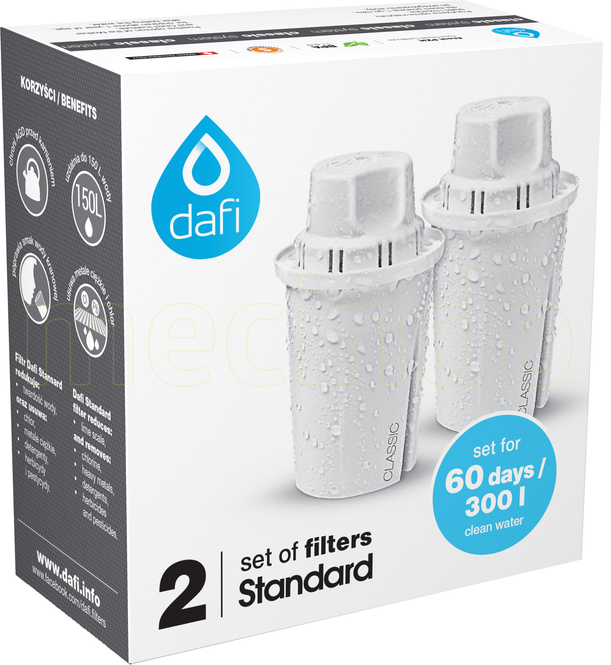 Dafi Filterpatroner 2-pack Dafi - 2 stk