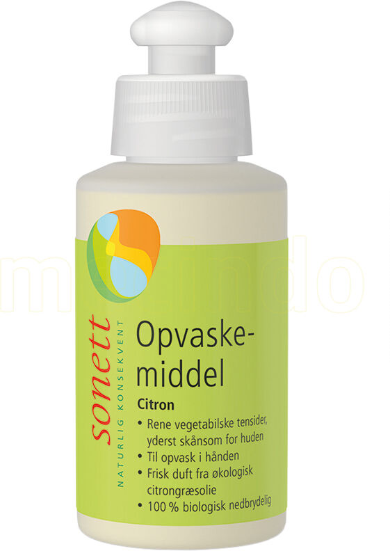 Sonett Opvaskemiddel citron - 120 ml